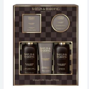 Bayliss & Harding Black Pepper & Ginseng Men's Perfect Grooming Pack Gift Set